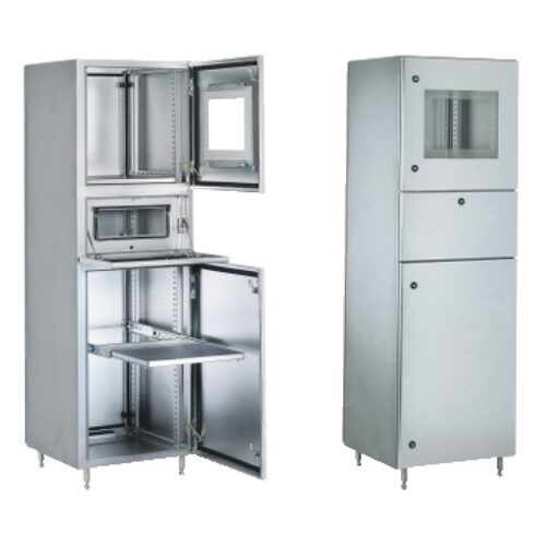 NSYSD10 Schneider Electric Imagen del producto Pupitre de control compactosin placa de mont. – Al1000 x An1000 x L466 – IP55
